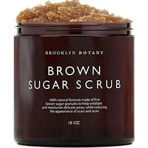 Brooklyn Botany Brown Sugar Body Scrub - Great as a Face Scrub & Exfoliating Body Scrub for Acne Scars, Stretch Marks, Foot Scrub, Great Gifts For Women - 10 oz Brooklyn Botany Brown Sugar Body Scrub - Great as a Face Scrub & Exfoliating Body Scrub for Acne Scars, Stretch Marks, Foot Scrub, Great Gifts For Women - 10 oz