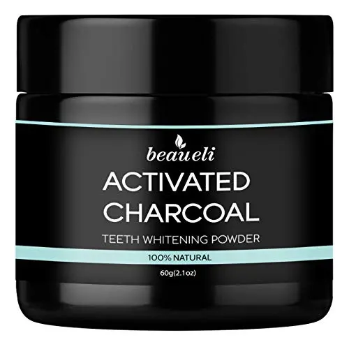 Beaueli Activated Charcoal Teeth Whitening Powder (2.1 Oz) Natural Black Tooth Whitener Coconut Charcoal Toothpaste Powder for Sensitive Teeth Beaueli Activated Charcoal Teeth Whitening Powder (2.1 Oz) Natural Black Tooth Whitener Coconut Charcoal Toothpaste Powder for Sensitive Teeth