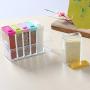 Seasoning Box 6pcs/set Spice Bottle PP Transparent Condiment Box Cumin Powder Storage Jars Salt Pepper Healthy