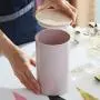 3er Set Haushalts Küchen Lagerbehälter Kunststoff Luftdichte Lagergläser Müsli-Dispenser Zylindrische Lebensmittel Versiegelte Dose Einfache Behälter