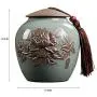 Funeral Urn Cremation Urns Adults Children Pet Ashes Storage Jar Ceramic Material Sealed Against Moisture