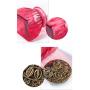 SOCOSY Vintage Kristallglas Süßigkeitenbehälter mit Deckel – Essbehälter, Nussbehälter, Schmuckschatulle, Hochzeits-Süßigkeitenbuffet-Gläser, Küchenaufbewahrung, gemischte Farben, 710 ml