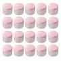 20 Stück leere Behälter 20ml Kunststoffflaschen mit Deckeln – Ideal für Cremes, Lotionen, Kosmetik, kleine Aufbewahrungsbehälter, Auffüllbare Flaschen für Peelings, Proben, Butter, Reise-DIY-Kompressen, Schaum, Make-up