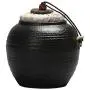 Tea Storage Box Black Kitchen Canister Snack Sugar Tea Storage Container Jar Ceramic Tea Container Chinese Tea Tin Can Seal Cans,Deep Coffee Color Tea Storage Box Black Kitchen Canister Snack Sugar Tea Storage Container Jar Ceramic Tea Container Chinese Tea Tin Can Seal Cans,Deep Coffee Color