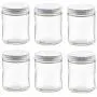 Nakpunar 2 oz Glass Jars with Metal Lid for Creams, Spice, Honey, Jams … (White, 6) Nakpunar 2 oz Glass Jars with Metal Lid for Creams, Spice, Honey, Jams … (White, 6)
