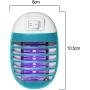 4 Pack Indoor Electric Bug Zapper Plug in Mosquito Killer with UV LED Night Light Electronic Insect Trap for Pests Fruit Flies Flying Gnats