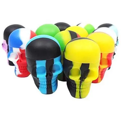 Conteneur en silicone 9 pièces antiadhésif 15ml Crâne Résistant à la Chaleur Multi-usage Stockage Huile Couleurs Aléatoires Assorties Conteneur en silicone 9 pièces antiadhésif 15ml Crâne Résistant à la Chaleur Multi-usage Stockage Huile Couleurs Aléatoires Assorties