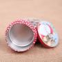 Christmas Candy Jar Sets Cookie Tins - Santa Clause and Snowman Candy, Cookie, Christmas Decorative Storage Jars 4PCS