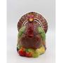 Premium Gifts Turkey Design Ceramic Cookie Jar 10-3/8-Inch Storage