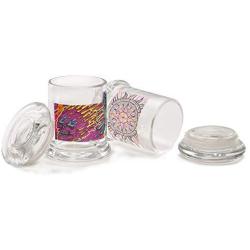 12pc Display - Striko Glass Jar - 3" / Assorted