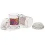 Lot de 12 bocaux en verre Striko – 10,5 cm / Assortiment