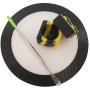 SZBS A Set Silicone Round Mat 9ml Cube Container Wax Oil Container Concentrate Storage Container Wax Silicone Jar With a Metal Rod (Black, 1)