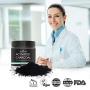 Beaueli Activated Charcoal Teeth Whitening Powder (2.1 Oz) Natural Black Tooth Whitener Coconut Charcoal Toothpaste Powder for Sensitive Teeth