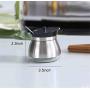 CSPFAIRY 4 Piece Set Kitchen Seasoning Jar with Cover and Serving Spoons Spice Box Seasoning Bottle Suitable for Every Family (Black)
