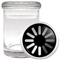 Loading Spinning Wheel Medical Odorless Glass Jar