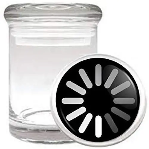 Loading Spinning Wheel Medical Odorless Glass Jar Loading Spinning Wheel Medical Odorless Glass Jar