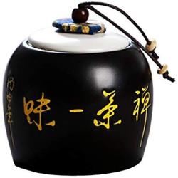 Cereal Containers Sealed Ceramic Tea Can, Travel Storage Tank Containers (color : D)