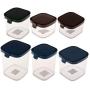 homozy 300ml-1500ml Food Storage Canister -Food Storage Canister with Airtight Lid, Food Storage Jar Kit for Home and Kitchen Serving for Coffee, Sugar, Tea - as described, 300ML