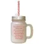 Red He Ate And Drank The Precious Words Frosted Glass Mason Jar With Straw Red He Ate And Drank The Precious Words Frosted Glass Mason Jar With Straw