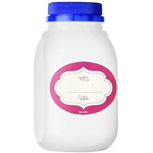 8 Ungefüllte Plastik-Saftflaschen – 20er Packung – Lebensmittelgrad-Getränkebeutel für selbstgemachten Saft, Einzelhandel, Smoothies, Tee, Milch, Picknicks und mehr mit tamperdichten Schraubverschlüssen DilaBee NEUWARE