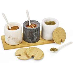 TNKML Ceramic Spice Jar Salt Can Sugar Bowl Kitchenware Spice Container With Spoon Ceramic Storage Tank Spice Jar