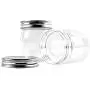Bouteilles en plastique transparentes de 240 ml Novelinks avec couvercles à vis - Contenants vides ronds réutilisables pour le stockage de la cuisine et de la maison - BPA Free (Lot de 8) Bouteilles en plastique transparentes de 240 ml Novelinks avec couvercles à vis - Contenants vides ronds réutilisables pour le stockage de la cuisine et de la maison - BPA Free (Lot de 8)