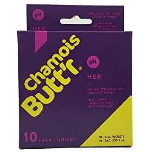 Crème Anti-Friction Chamois Buttr, Pack de 10 Sachets de 9 mL Crème Anti-Friction Chamois Buttr, Pack de 10 Sachets de 9 mL