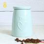 HHXQXB Ceramic Food Storage Canister,Condiments ContainerTea, Coffee, Spice, Sugar, Salt and MoreWearing Matte CoatingCO2 and Preserves Food Freshness（167.5cm）