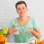 Navy Stop Wishing Start Doing Frosted Glass Mason Jar With Straw