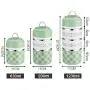 Lunch Box Food Storage Leak Proof Design Jar Kids School Picnic Office Outdoors Cold Container Wide Mouth Extra Stainless Steel (Color : Pink, Size : 1grid)