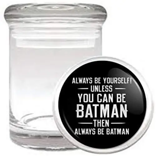 Immer Batman-Humor-Superhelden-Medizinische Odorlose Glasflasche