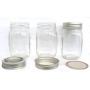 Country Harvest Mason Jars Home Canning Jars 16oz Regular Mouth 12Pc/Pk