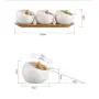 DUDDP Storage Spice lar set Kitchen Bamboo Cover Seasoning Jar, spice jar rack Double Shelf 6 Sets - Non Slip Base, Luxurious Condiment Cruet Bottle Set DUDDP Storage Spice lar set Kitchen Bamboo Cover Seasoning Jar, spice jar rack Double Shelf 6 Sets - Non Slip Base, Luxurious Condiment Cruet Bottle Set