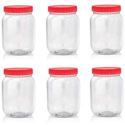 Sunpet Large Red Top Plastic Food Storage Canister Size 1000 ml by