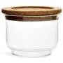 Sagaform Nature Collection Glass Storage Jar with Cork Lid, Small, Clear Sagaform Nature Collection Glass Storage Jar with Cork Lid, Small, Clear