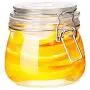 YunNasi Glass Favor Jars with Lids Airtight Canister Food Storage Canning Bottles Jar for Sauce Coffee Beans Cookies Candies Clear (25.62oz-750ml)