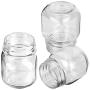 Glass Jars, KAMOTA 4 oz Mini Glass Jars with Lids Perfect for Mason Jars, Canning Jars, Favor Jars, Baby Food Jars, DIY Magnetic Spice Jars, Jam Jars,24 PACK,30 Whiteboard Labels Included