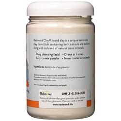 Redmond Clay - Bentonite Facial Mask , Soothing Mud Mask | Clay of 1000 Uses, 24 Ounce