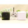 2PCS 250ML 8.5OZ Transparent Empty Square Plastic Press Bottle with Pump Head Emulsion Shower Gel Shampoo Conditioner Storage Holder Refillable Cosmetic Container Jar Pot for Travel Daily Life