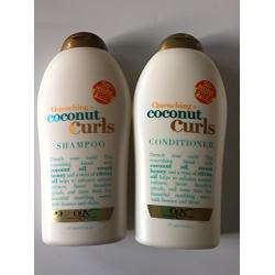 OGX Quenching Plus Coconut Curls Bundle Shampoo & Conditioner 19.5 Ounce each