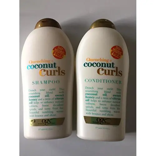 Bundle OGX Quenching Plus Shampoing & Après-Shampoing Coco Curl 19,5 oz chacun Bundle OGX Quenching Plus Shampoing & Après-Shampoing Coco Curl 19,5 oz chacun