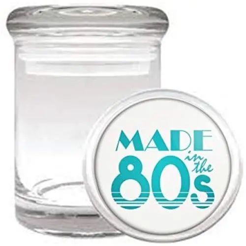 Made in the 80s Cool Retro Medical Odorless Glass Jar Made in the 80s Cool Retro Medical Odorless Glass Jar