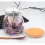 Glas-Dosen-Behälter für Gewürz- und Lebensmittel-Aufbewahrung, Tee, Snacks, Trockenfrüchte, Küchen-Aufbewahrungsflaschen, abgedichtete Dosen mit Regal, für Tee, Trockenfrüchte, Blumen-Tee, Kaffee-Aufbewahrungstank, aromatisierte Lebensmittel.