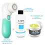 Best Microdrodermabrasion Cream Facial Scrub - Face Exfoliator - Professional Skin Care - Exfoliating Crystals - Use with Cleansing Brush Machine or at Home System Kit - Exfoliant Creme - Blackhead Remover + Pore Minimizer - for Men and Women - by LAVO - 