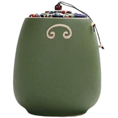 Goddness Bar Japanese Style Storage Vacuum Seal Container Tea Coffee Jars Ceramics Cans(Style 01)