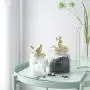 Gold-Plated Glass Sealed Storage Tank Makeup Cotton Swab Storage Kitchen Food Sealed Storage Jar,Squirrel S Gold-Plated Glass Sealed Storage Tank Makeup Cotton Swab Storage Kitchen Food Sealed Storage Jar,Squirrel S