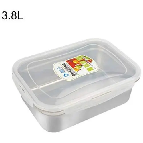 Contenants de Rangement Cuisine E-House, Jeu de Bocaux pour Préparation de Repas, Récipients de Rangement pour Denrées, Pots Rectangulaires avec Support et Boîte Déjeuner – 3.8L Contenants de Rangement Cuisine E-House, Jeu de Bocaux pour Préparation de Repas, Récipients de Rangement pour Denrées, Pots Rectangulaires avec Support et Boîte Déjeuner – 3.8L