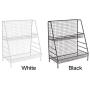 Feian 2 Tier Wire Basket Bathroom Organizer Shelves Cosmetic Makeup Organizer Dresser Countertop Storage Spice Rack Desktop Freestanding Jars Bottles Holder