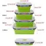 Kitchen Food Storage Jar Airtight Food Storage Silicone Food Portable Lunch Box Bowl Bento Boxes Folding Collapsible Storage (Color : 350ml) Kitchen Food Storage Jar Airtight Food Storage Silicone Food Portable Lunch Box Bowl Bento Boxes Folding Collapsible Storage (Color : 350ml)