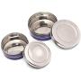 SPICE PEOPLE Thai Enamel Lunch Box - Blue Enamel Lunch Box Stainless - Blue Enamel Bento Box - Storage Container Stainless - Tiffin Box - Lunch Bots 2 Set - Stainless Steel Enamel Lunch Containers